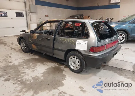 1990 Honda Civic Dx z USA, uszkodzony, nr VIN 2HGED6351LH550118